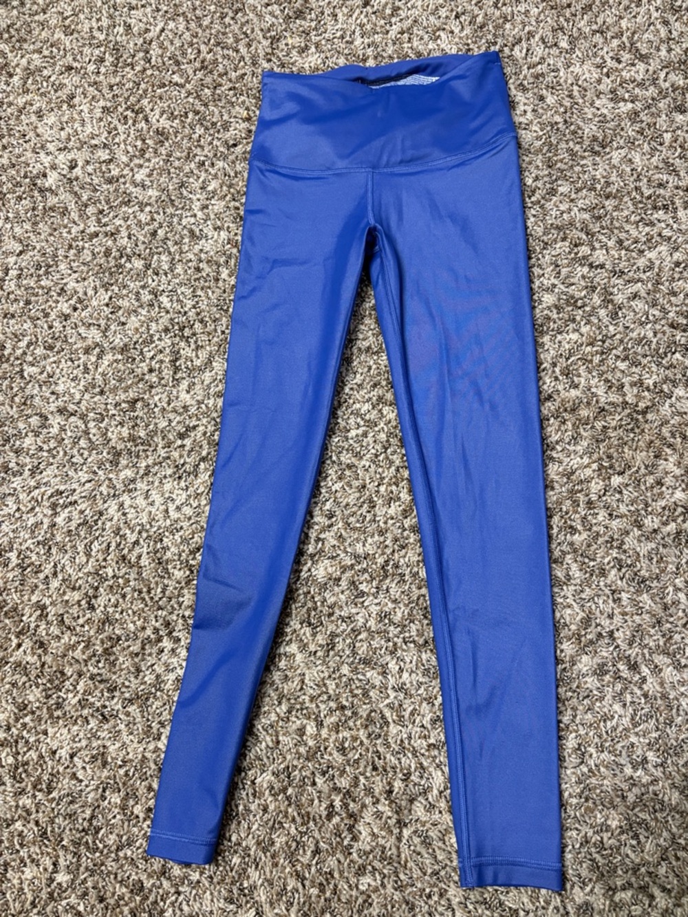 VSX Victoria Secret Purple Shiny Leggings Size XS - Picture 4 of 4